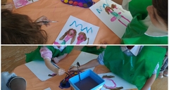 Ci impegniamo per dipingere le opere di Leonardo che ci sono piaciute di più!