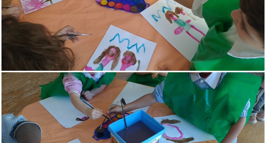 Ci impegniamo per dipingere le opere di Leonardo che ci sono piaciute di più!