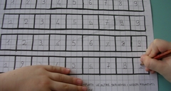 Completiamo i numeri mancanti seguendo l’esempio